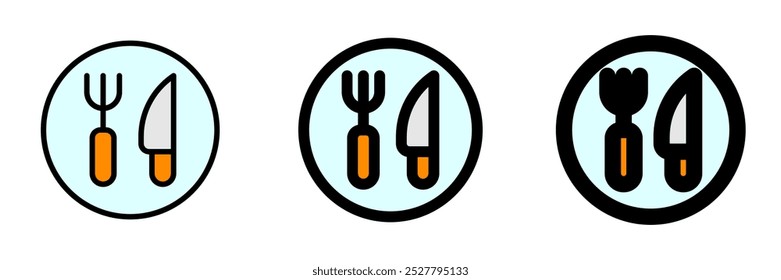 Essbares Essen, Restaurant, Essen, Vektorsymbol. Teil einer großen Ikone-Set-Familie. Perfekt für Web- und App-Schnittstellen, Präsentationen, Infografiken usw.