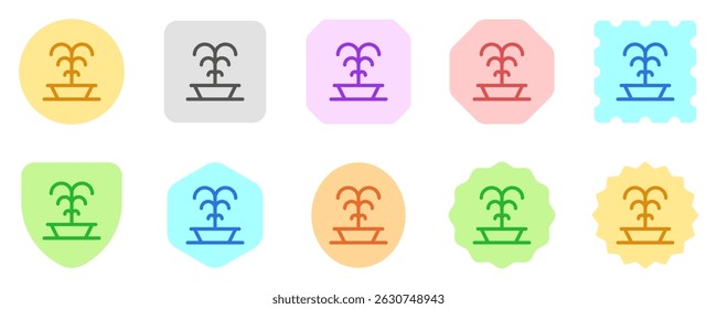 Fuente editable, icono de Vector del parque. Parte de una gran familia de iconos. Perfecto para interfaces de Web y App, presentaciones, infografías, etc