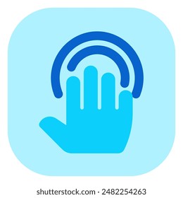 Editable four fingers hold vector icon. Part of a big icon set family. Perfect for web and app interfaces, presentations, infographics, etc