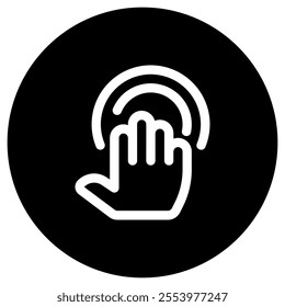 Editable four fingers hold vector icon. Part of a big icon set family. Perfect for web and app interfaces, presentations, infographics, etc