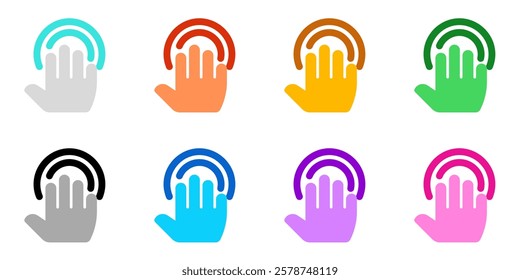Editable four fingers hold vector icon. Part of a big icon set family. Perfect for web and app interfaces, presentations, infographics, etc