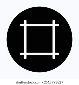 Editable Frame, Artboard Size Icon, 