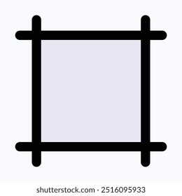 Editable Frame, Artboard Size Icon, 