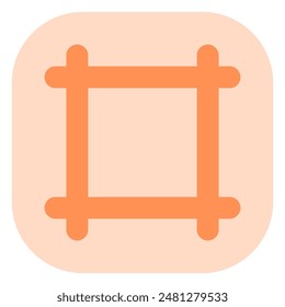 Editable frame, artboard vector icon. Part of a big icon set family. Perfect for web and app interfaces, presentations, infographics, etc