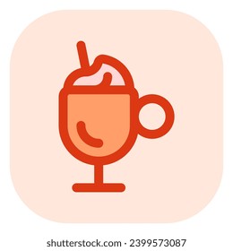 Editable frappe vector icon. Cafe, coffee shop, restaurant, drink, beverages. Part of a big icon set family. Perfect for web and app interfaces, presentations, infographics, etc