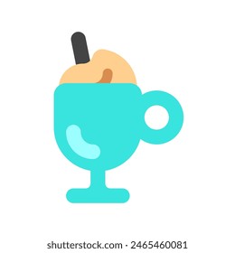 Editable frappe vector icon. Cafe, coffee shop, restaurant, drink, beverages. Part of a big icon set family. Perfect for web and app interfaces, presentations, infographics, etc