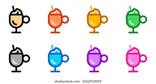 Editable frappe vector icon. Cafe, coffee shop, restaurant, drink, beverages. Part of a big icon set family. Perfect for web and app interfaces, presentations, infographics, etc