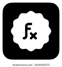 Función editable, icono de vector de efecto. Parte de una gran familia de iconos. Perfecto para interfaces web y aplicaciones, presentaciones, infografías, etc