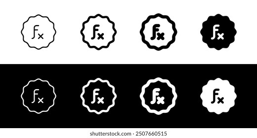 Bearbeitbare Funktion, Effekt-Vektorsymbol. Teil einer großen Ikone-Set-Familie. Perfekt für Web- und App-Schnittstellen, Präsentationen, Infografiken usw.
