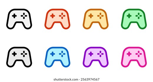 Editable game controller vector icon. Video game, game elements. Part of a big icon set family. Perfect for web and app interfaces, presentations, infographics, etc