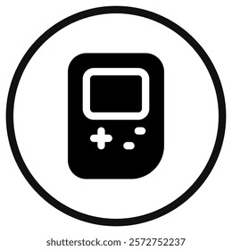 Editable game handheld console vector icon. Video game, game elements. Part of a big icon set family. Perfect for web and app interfaces, presentations, infographics, etc