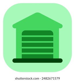 Editable garage, warehouse vector icon. Part of a big icon set family. Perfect for web and app interfaces, presentations, infographics, etc