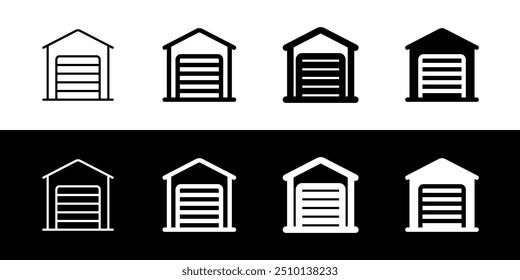 Editable garage, warehouse vector icon. Part of a big icon set family. Perfect for web and app interfaces, presentations, infographics, etc