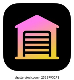 Editable garage, warehouse vector icon. Part of a big icon set family. Perfect for web and app interfaces, presentations, infographics, etc