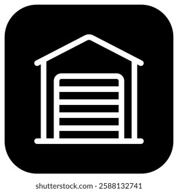 Editable garage, warehouse vector icon. Part of a big icon set family. Perfect for web and app interfaces, presentations, infographics, etc