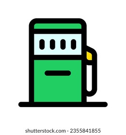 Editable gas station vector icon. Part of a big icon set family. Perfect for web and app interfaces, presentations, infographics, etc
