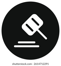 Editable gavel, law, hammer, auction vector icon. Part of a big icon set family. Perfect for web and app interfaces, presentations, infographics, etc