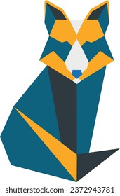 Bearbeitbares, geometrisches, gefärbtes Versuchstier