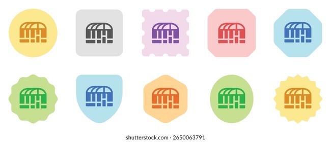 Editable glass house, greenhouse vector icon. Gardening, building, horticulture. Part of a big icon set family. Perfect for web and app interfaces, presentations, infographics, etc