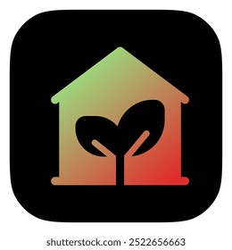Editable glasshouse, greenhouse, plant, cultivation vector icon. Environment, ecology, eco-friendly. Part of a big icon set family. Perfect for web and app interfaces, presentations, infographics, etc