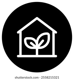 Editable glasshouse, greenhouse, plant, cultivation vector icon. Environment, ecology, eco-friendly. Part of a big icon set family. Perfect for web and app interfaces, presentations, infographics, etc