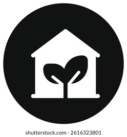 Editable glasshouse, greenhouse, plant, cultivation vector icon. Environment, ecology, eco-friendly. Part of a big icon set family. Perfect for web and app interfaces, presentations, infographics, etc