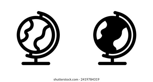 Editable globe vector icon. Part of a big icon set family. Perfect for web and app interfaces, presentations, infographics, etc