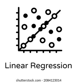 Editable Glyph Design Of Linear Regression 