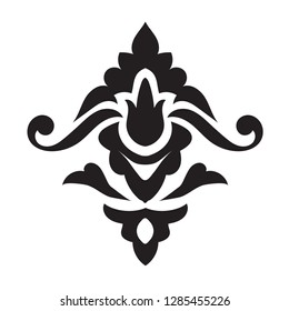 editable glyph ornament vector, modern concept, usable for background, design ornament, pattern and texture