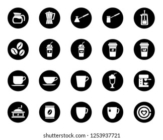 editable glyph set of cafe icon, modern concept, editable object, simple style