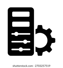 An editable glyph style icon showing configuration panel
