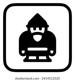 Editable gnome vector icon. Gardening, lanscaping, decoration. Part of a big icon set family. Perfect for web and app interfaces, presentations, infographics, etc