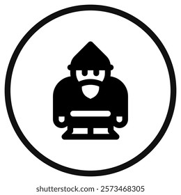 Editable gnome vector icon. Gardening, lanscaping, decoration. Part of a big icon set family. Perfect for web and app interfaces, presentations, infographics, etc