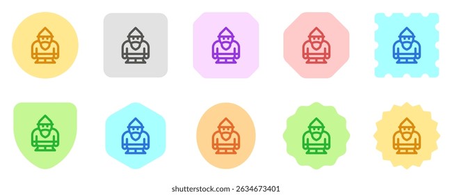 Editable gnome vector icon. Gardening, lanscaping, decoration. Part of a big icon set family. Perfect for web and app interfaces, presentations, infographics, etc