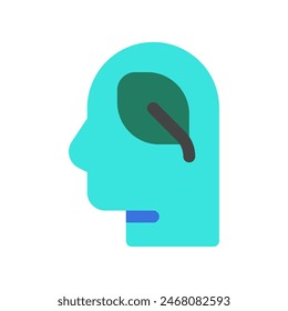 Editable go green, eco friendly, mindset vector icon. Environment, ecology, eco-friendly. Part of a big icon set family. Perfect for web and app interfaces, presentations, infographics, etc