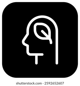 Editable go green, eco friendly, mindset vector icon. Environment, ecology, eco-friendly. Part of a big icon set family. Perfect for web and app interfaces, presentations, infographics, etc