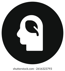 Editable go green, eco friendly, mindset vector icon. Environment, ecology, eco-friendly. Part of a big icon set family. Perfect for web and app interfaces, presentations, infographics, etc