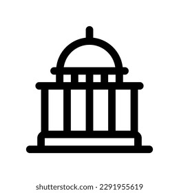 Editable government, capitol, political building vector icon. Part of a big icon set family. Perfect for web and app interfaces, presentations, infographics, etc