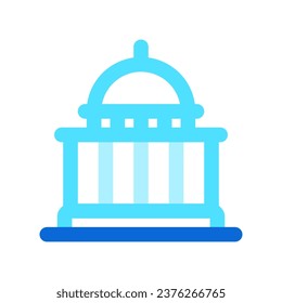 Editable government, capitol, political building vector icon. Part of a big icon set family. Perfect for web and app interfaces, presentations, infographics, etc