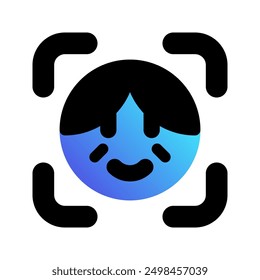Editable grandparent face vector icon. Part of a big icon set family. Perfect for web and app interfaces, presentations, infographics, etc