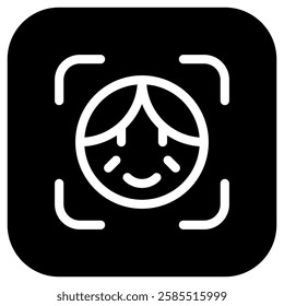 Editable grandparent face vector icon. Part of a big icon set family. Perfect for web and app interfaces, presentations, infographics, etc