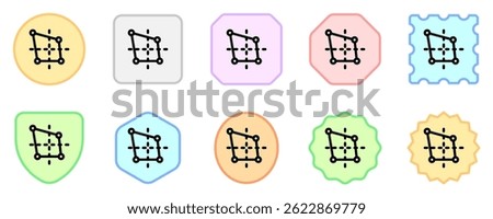 Editable graph vector icon. Part of a big icon set family. Perfect for web and app interfaces, presentations, infographics, etc