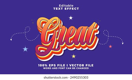 editable great text effect.typhography logo
