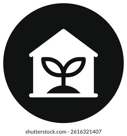 Editable greenhouse vector icon. Gardening, plant, building. Part of a big icon set family. Perfect for web and app interfaces, presentations, infographics, etc