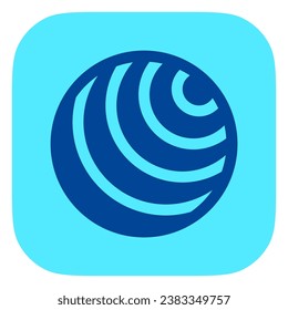 Editable gym ball vector icon. Part of a big icon set family. Perfect for web and app interfaces, presentations, infographics, etc