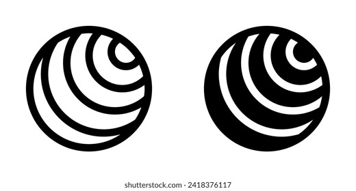Editable gym ball vector icon. Part of a big icon set family. Perfect for web and app interfaces, presentations, infographics, etc
