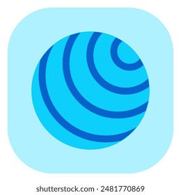 Editable gym ball vector icon. Part of a big icon set family. Perfect for web and app interfaces, presentations, infographics, etc