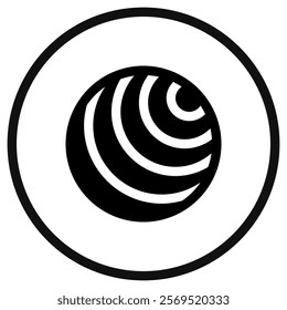 Editable gym ball vector icon. Part of a big icon set family. Perfect for web and app interfaces, presentations, infographics, etc