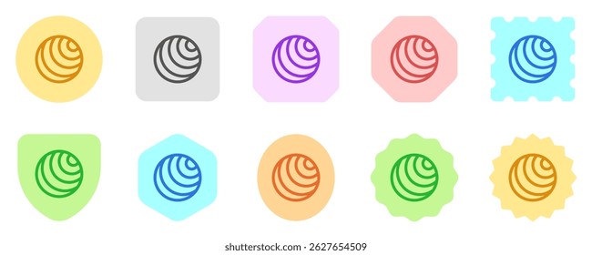 Editable gym ball vector icon. Part of a big icon set family. Perfect for web and app interfaces, presentations, infographics, etc