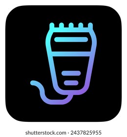 Icono de vector de recorte de cabello editable. Barbería, estilo de vida, aseo. Parte de una gran familia de iconos. Perfecto para interfaces web y aplicaciones, presentaciones, infografías, etc